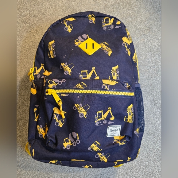 Herschel Supply Company Other - Herschel Supply Company Kids Backpack - Navy and Yellow Construction Print